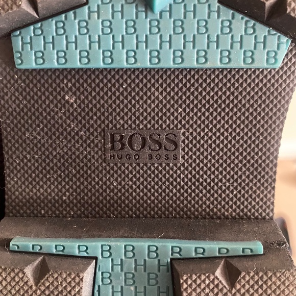 BOSS navy suede Chelsea boots, size 44 - Picture 6 of 8